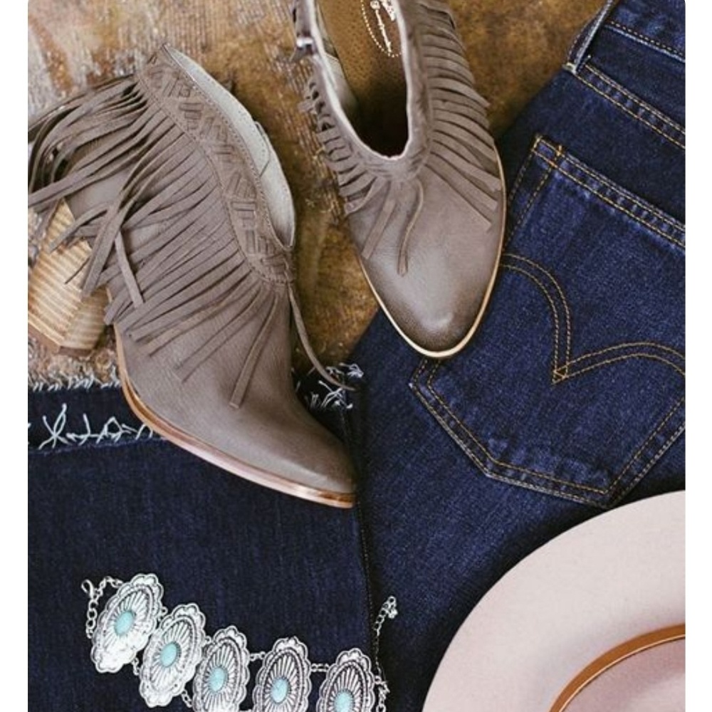 Sassy Fringe Seychelles Booties